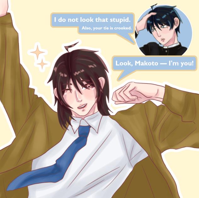 Look, Makoto! ✨👔