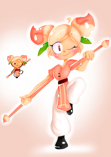 Peach Cookie as a Human!
