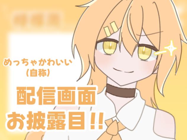 配信画面お披露目！✨