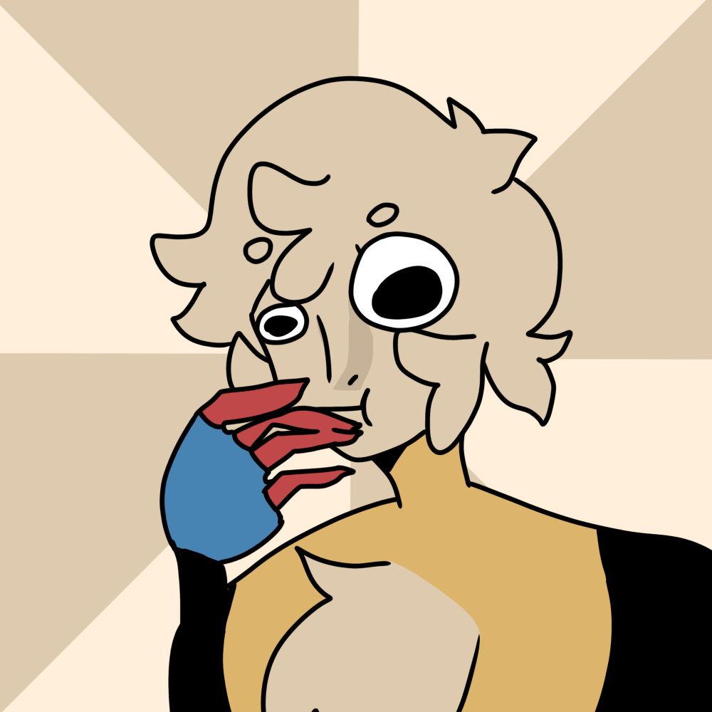 Goob as a human except cursed - ibisPaint
