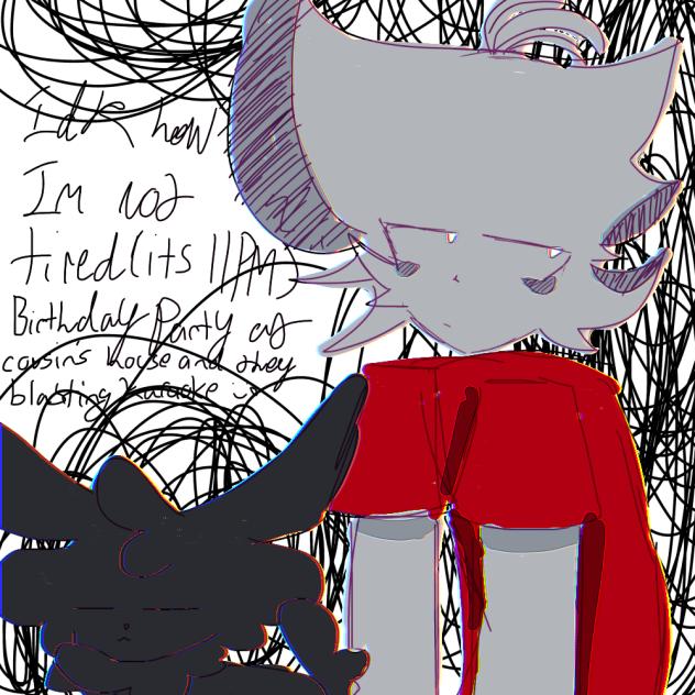 I’m somehow awake at 11 pm