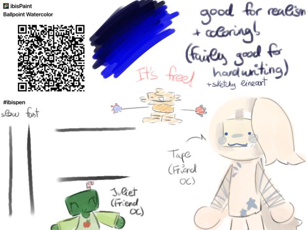 Ballpoint Watercolor QR code!