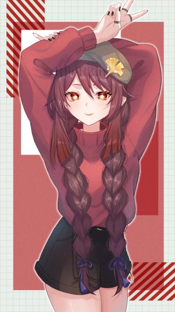秋服の胡桃ちゃん