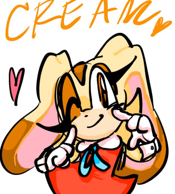 VERY lazy cream drawing