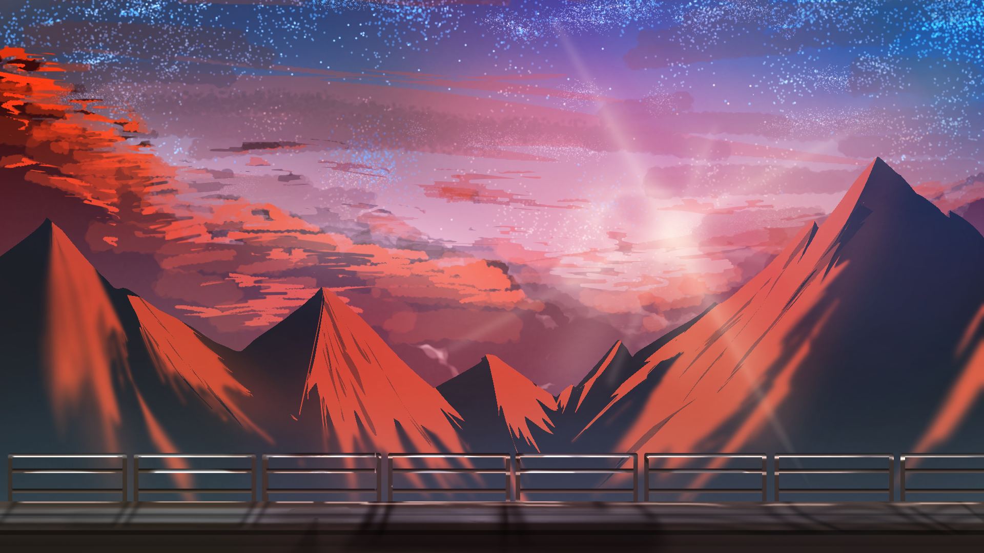 Midnight sky - ibisPaint