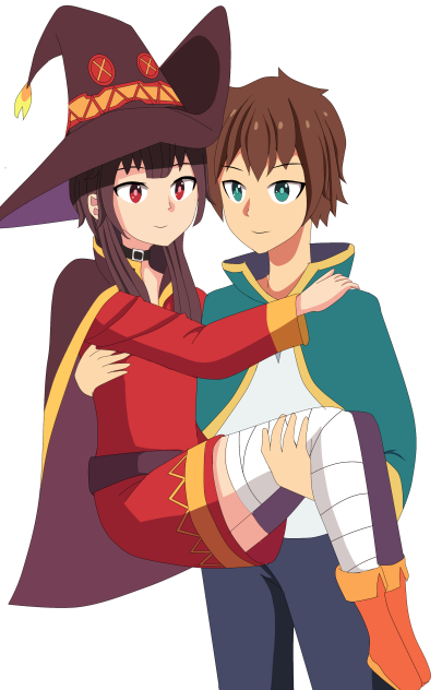 Megumin and Kazuma