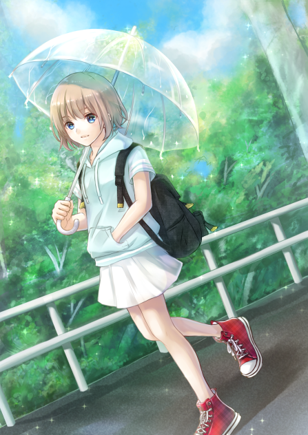 雨上がりの散歩