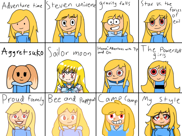 12 art styles challenge