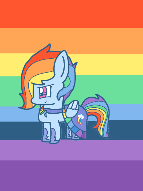 Rainbow Dash drawing strikes back!