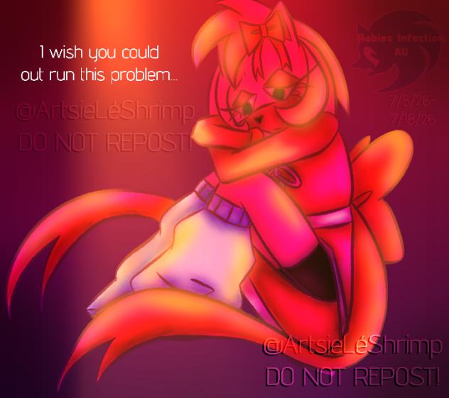 Sonic Rabies Infection AU Amy