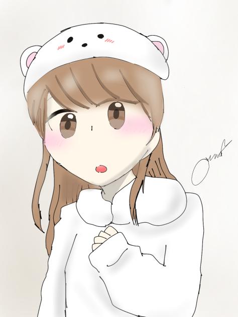 しろくま擬人化