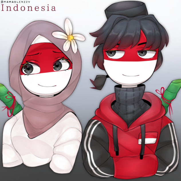 Indonesia (F&M) - Countryhumans