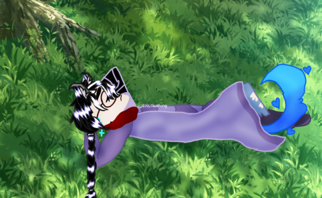 I just wanted to post my new pic.TwT