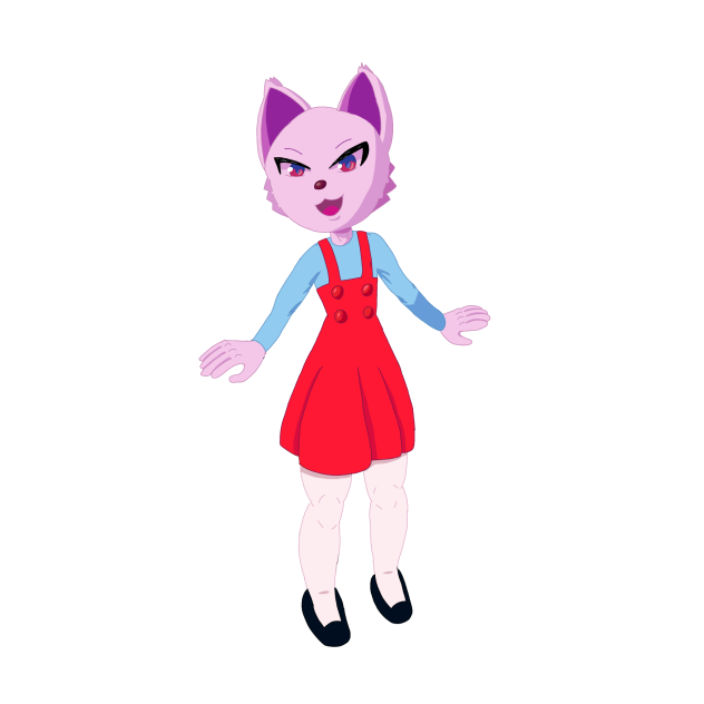 レトロポップファッションドッグ