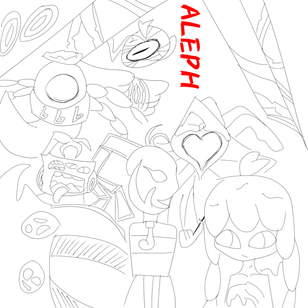 アレフ組線画