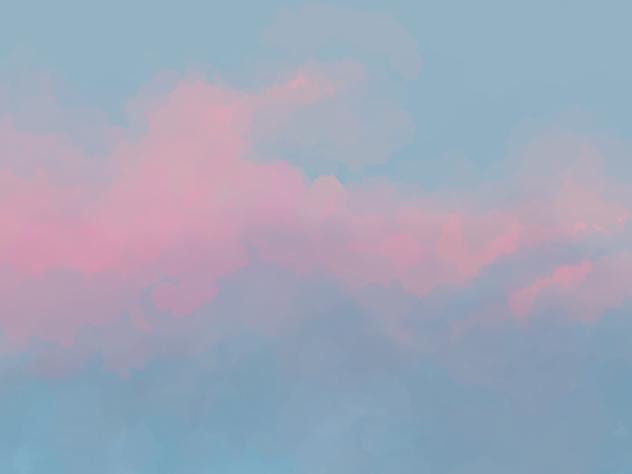 low quality cloud i drew at school