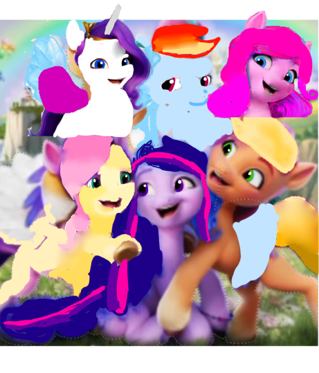 Mane Six in A New Generation.