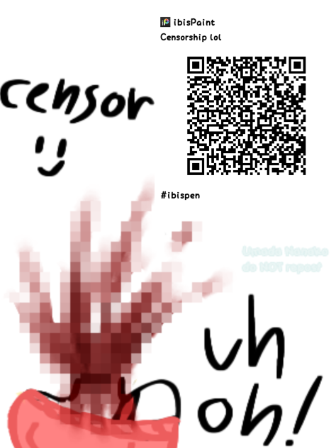 Censor brush..
