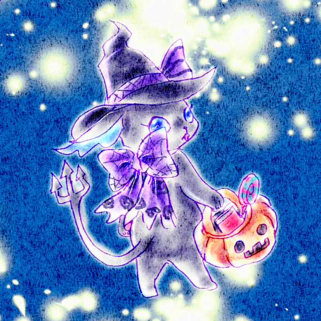 ハロウィーンのグリムちゃん
