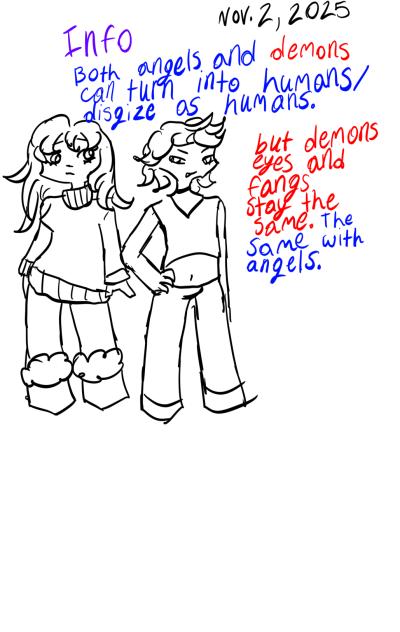 Info! About the demons and angels