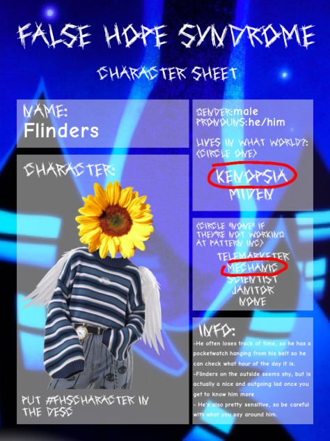 FHS Character Sheet (Flinders)