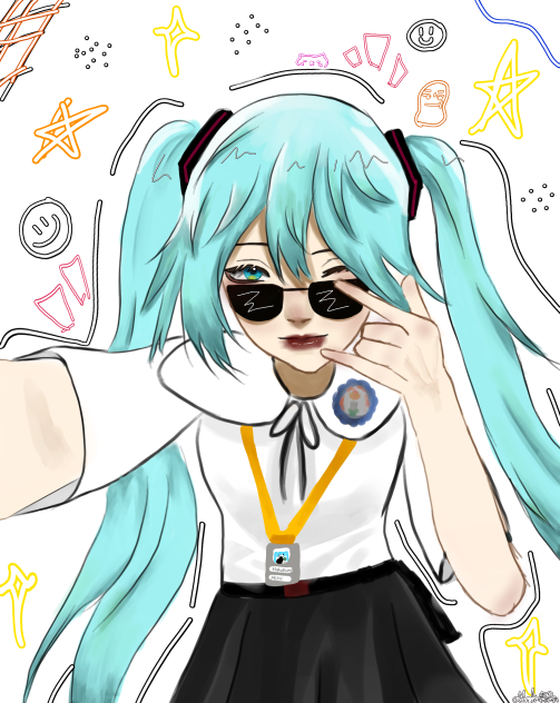 Filipino student miku