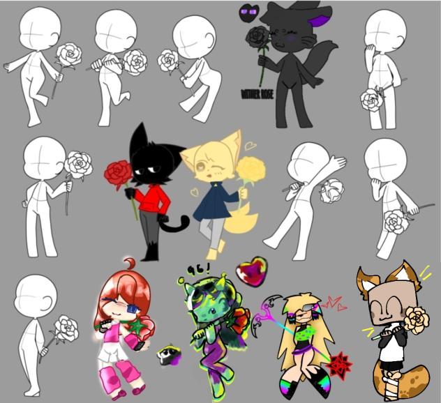 fake rose collab!