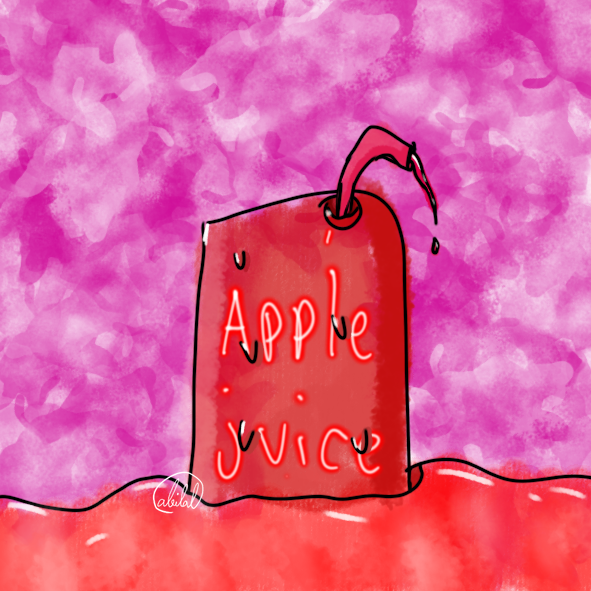 Apple 🍎 juice 😋 👌