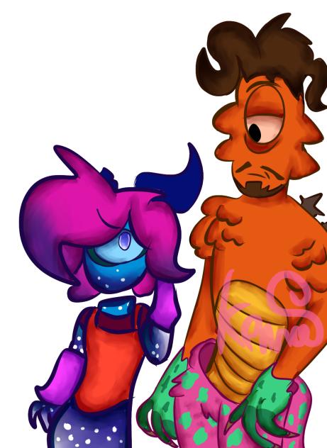 Bbli$zard and my oc {READ DESC}
