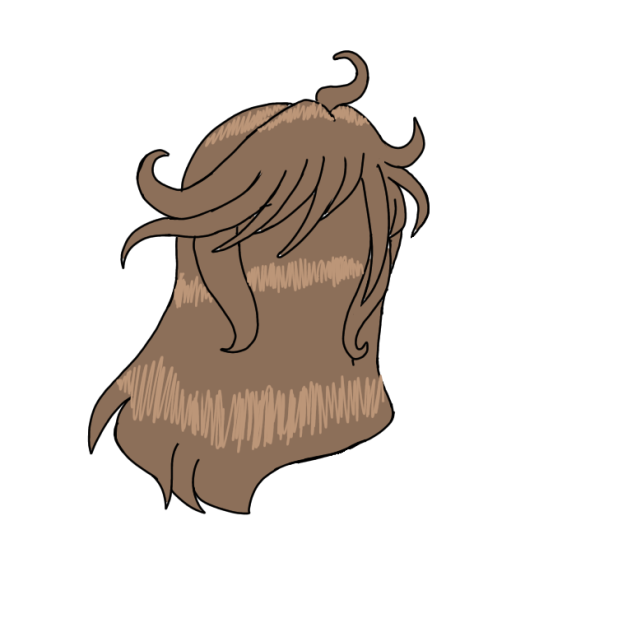 I tried hair shading