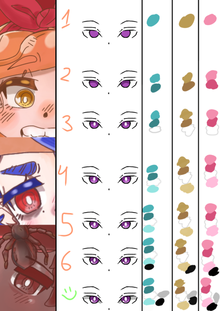 how to eyes paint