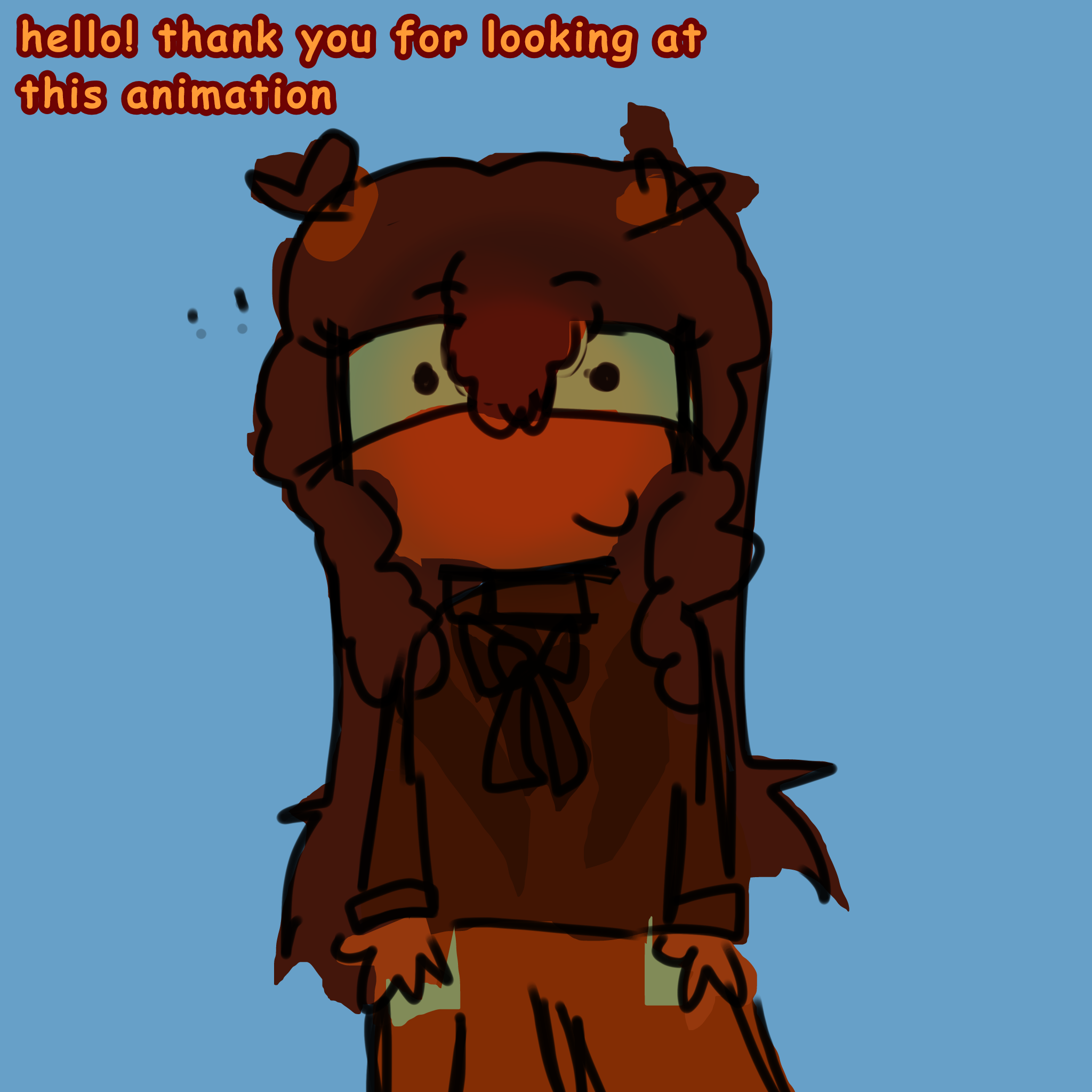 simple animation of me! - ibisPaint