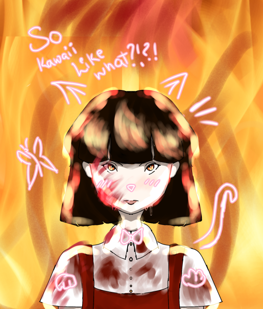 Hanako-san is so preppy aughhhh🤩👉👈💖🛍👝👜💄🌸