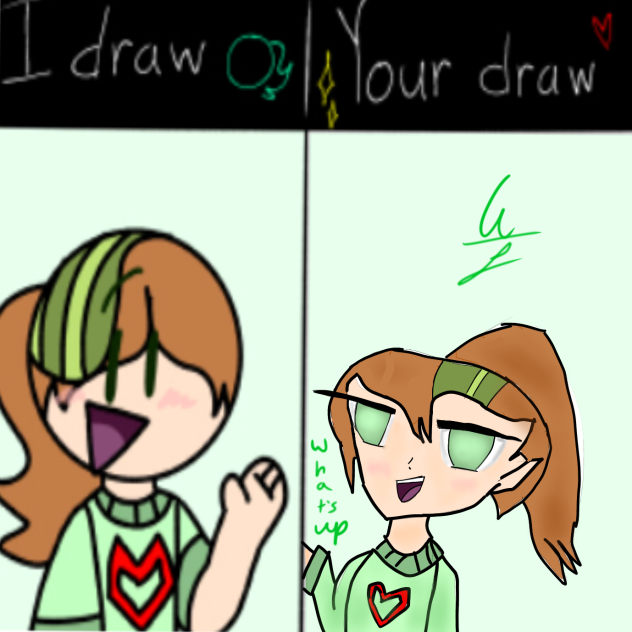 I draw you draw with - ibisPaint