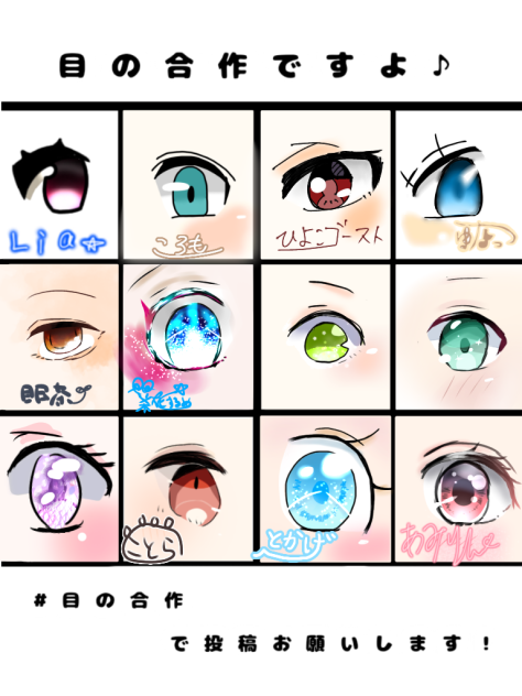 目の合作完成！