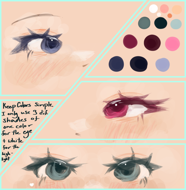 How I draw eyes