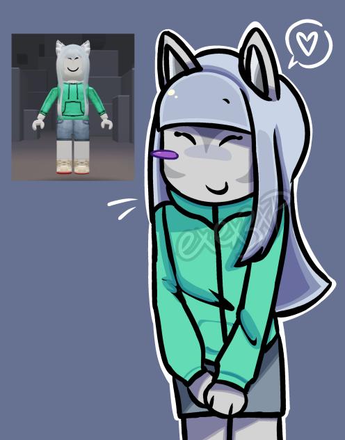My avatar in silly anik artstyle