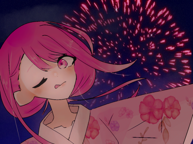 最後の花火と