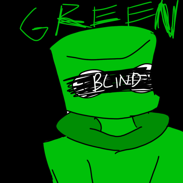 Rainbow friends green