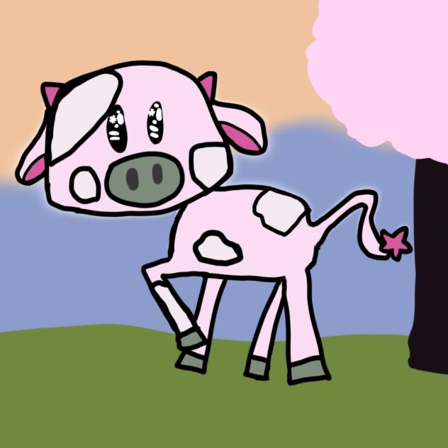 CHERRY BLOSSOM COW( cherryshroom…)
