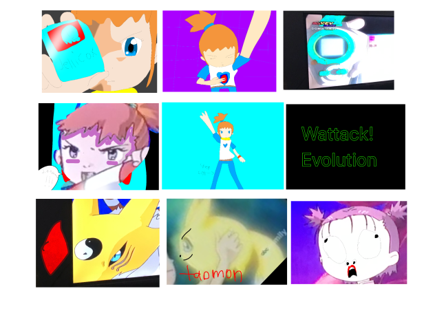 Digimon tamers speedpaint - evolution 1
