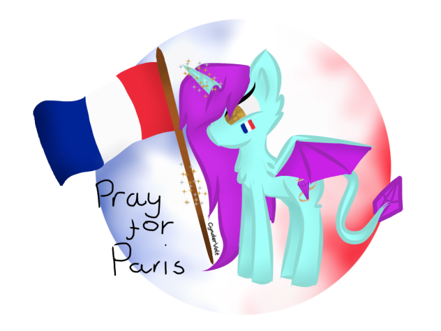 Mlp Speedpaint - Pray For Paris