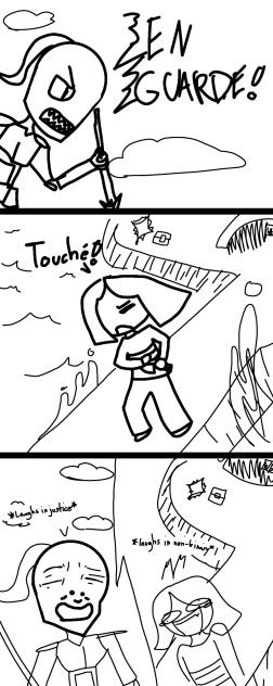 Frisk and Undyne 1