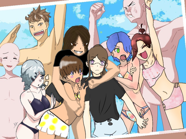 Beach day collab 🏖