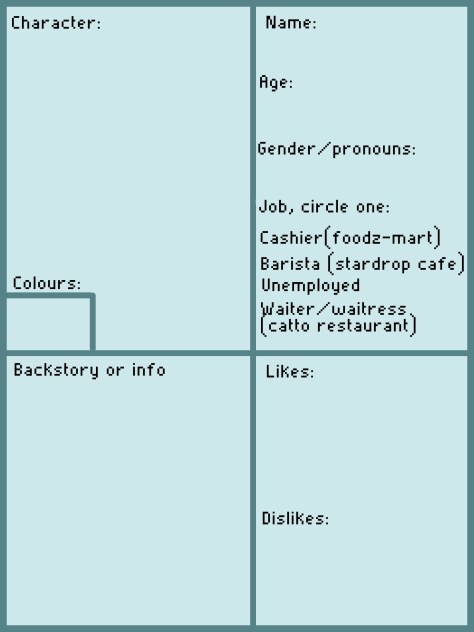 CHAR SHEET FOR BLUE ERAAAA