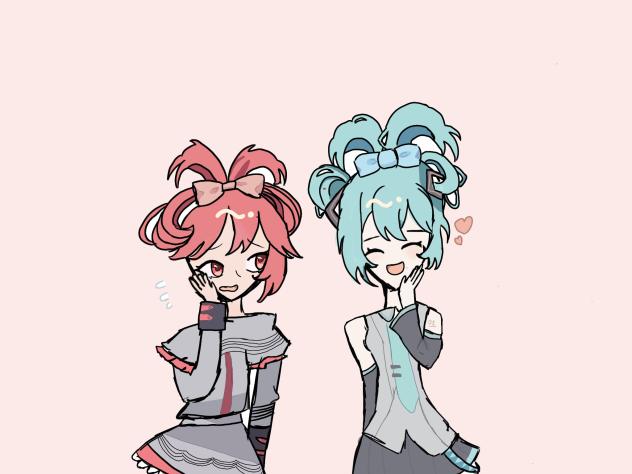 kasane teto and miku✌️🫢