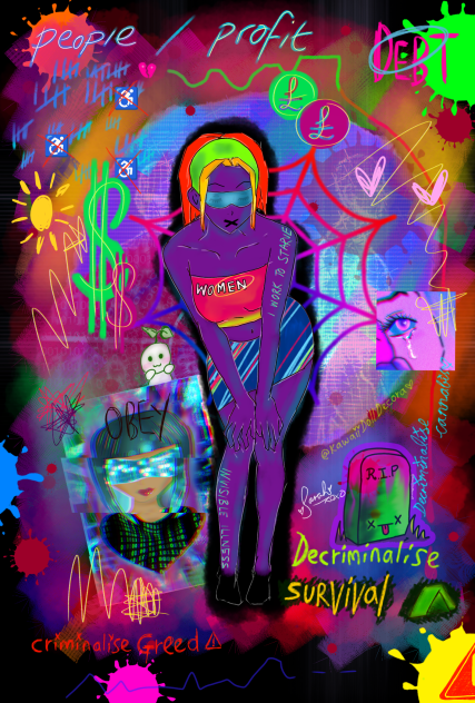 the future world in your eyes - ibisPaint