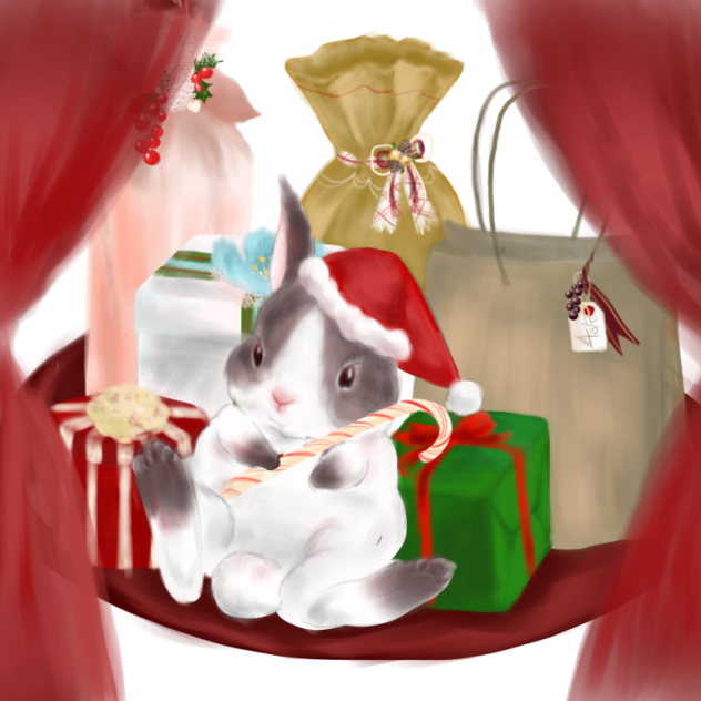 クリスマスうさぎ