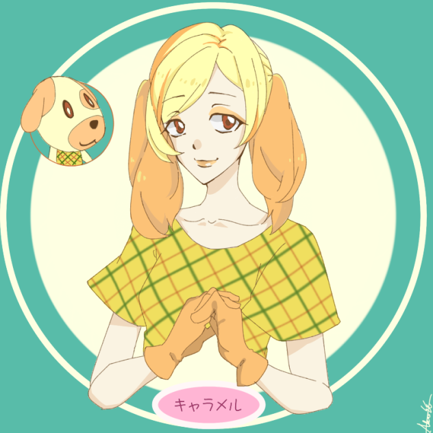 キャラメルちゃん擬人化