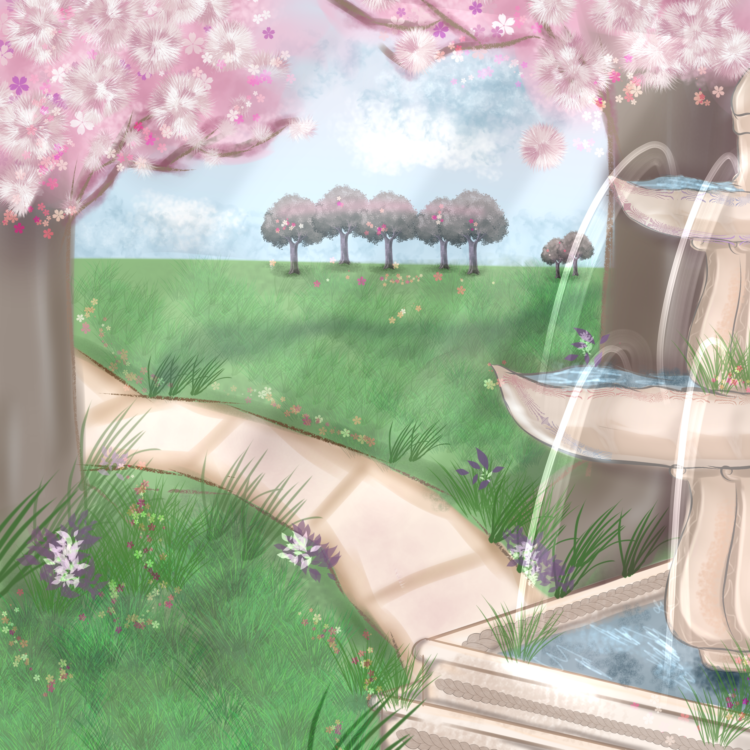 Spring Scenery Entry #2 - ibisPaint